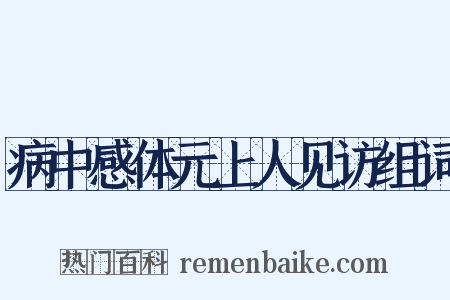 病中感体元上人见访组词是什么意思的图片